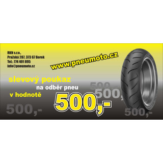 Slevový poukaz 500Kč