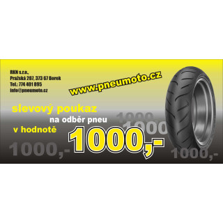 Slevový poukaz 1000Kč