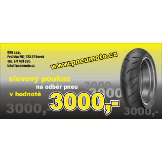 Slevový poukaz 3000Kč